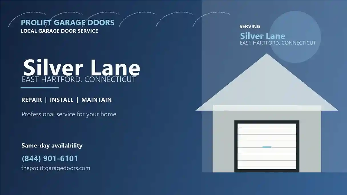 Silver Lane garage door repair in East Hartford by ProLift Garage Doors