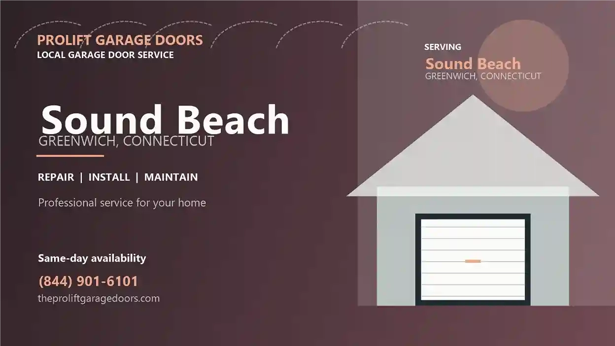 Sound Beach garage door repair in Greenwich by ProLift Garage Doors