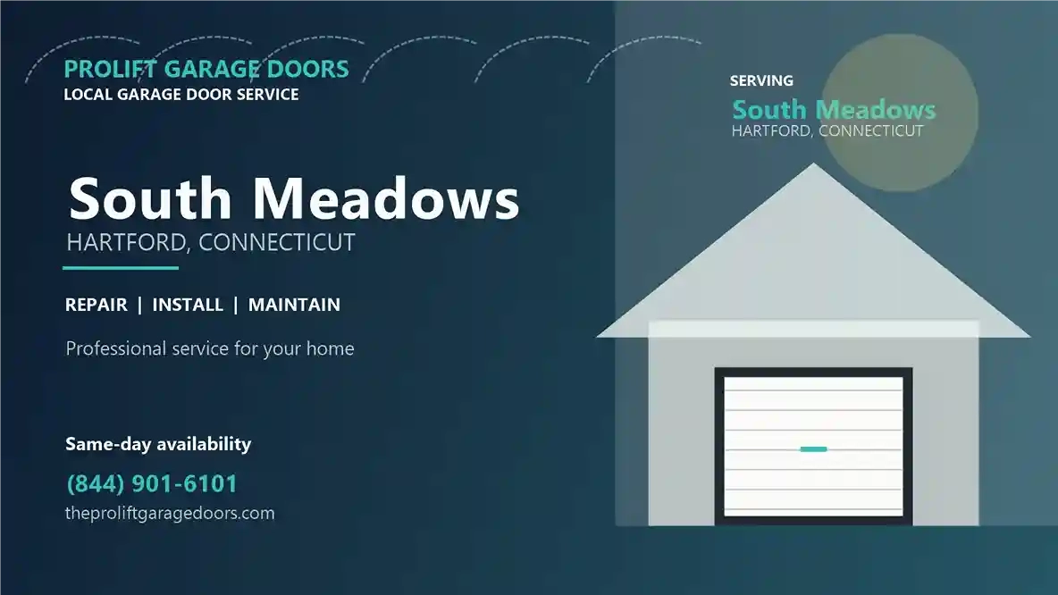 South Meadows garage door repair in Hartford by ProLift Garage Doors