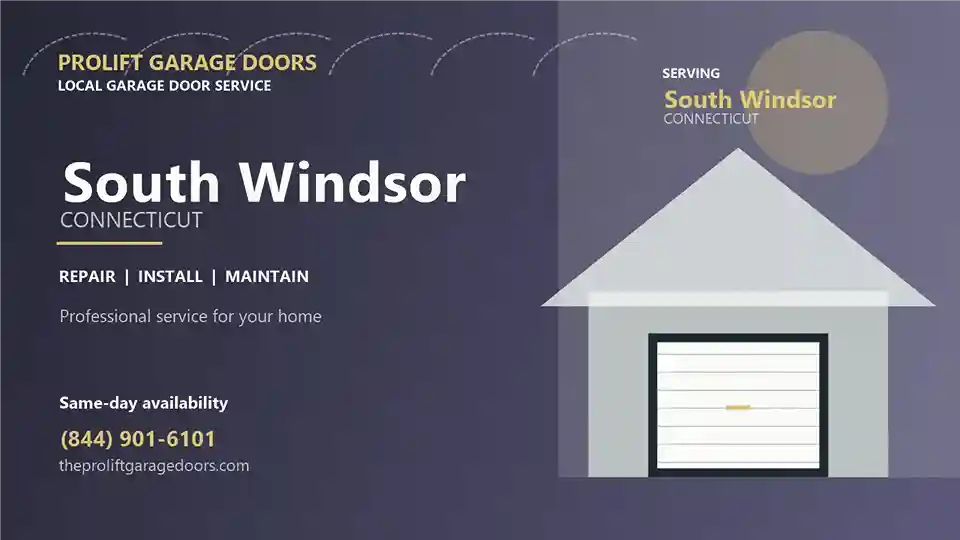 South Windsor garage door repair by ProLift Garage Doors