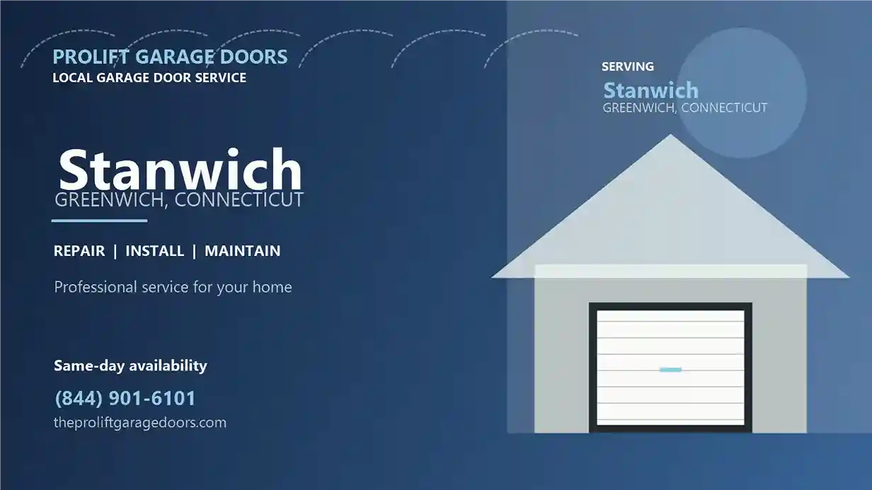 Stanwich garage door repair in Greenwich by ProLift Garage Doors