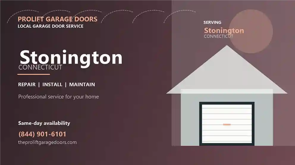 Stonington garage door repair by ProLift Garage Doors