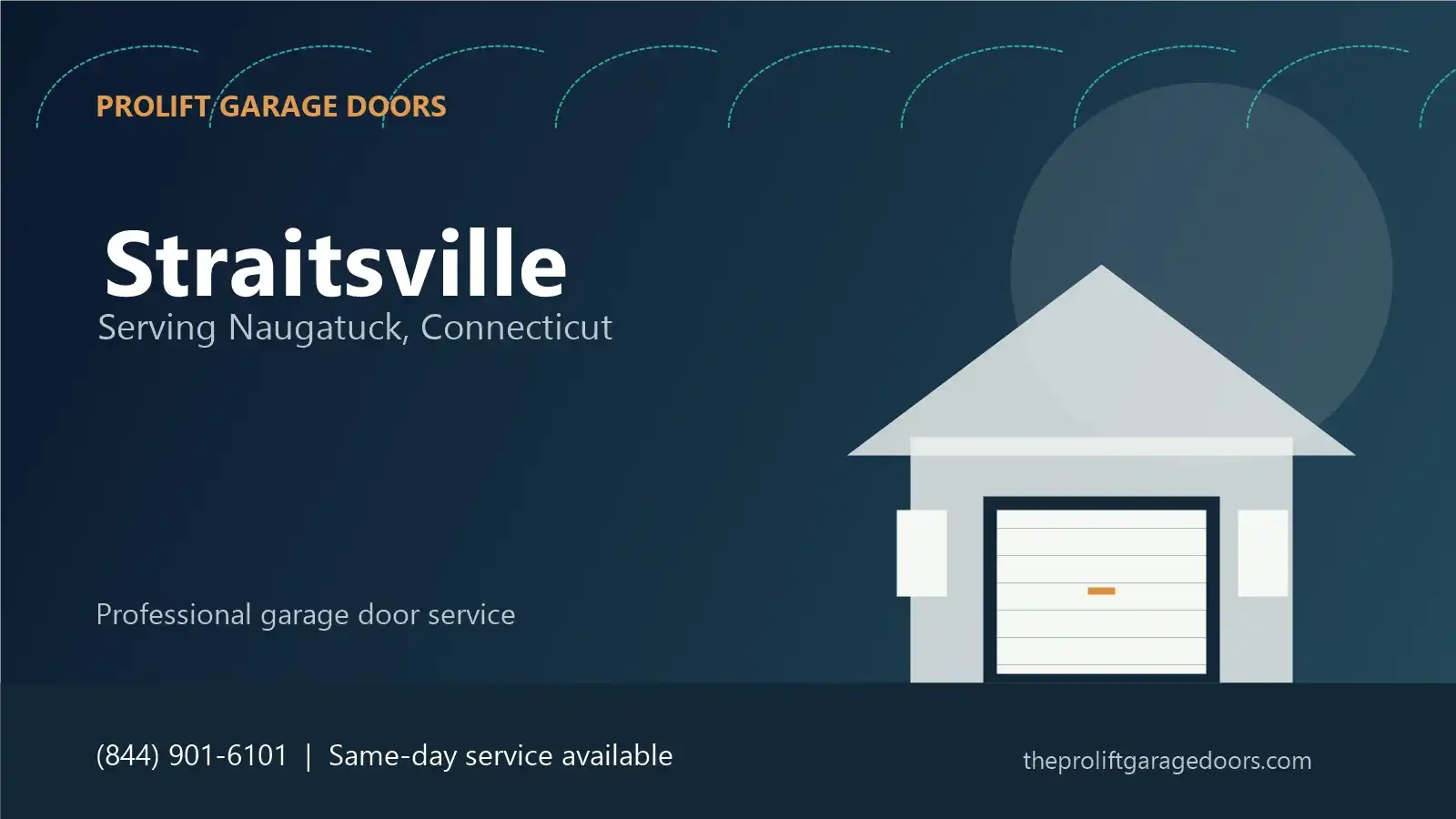 Straitsville garage door repair in Naugatuck by ProLift Garage Doors