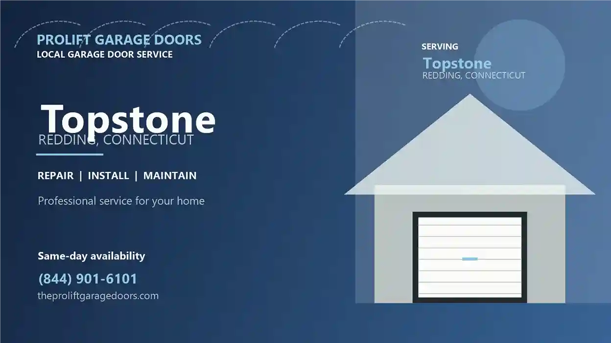 Topstone garage door repair in Redding by ProLift Garage Doors