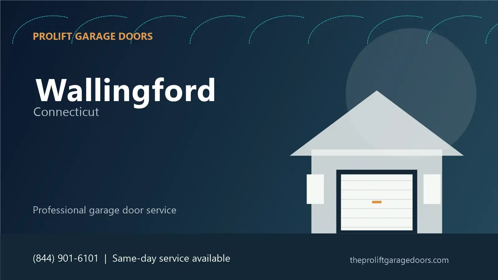 Wallingford garage door repair by ProLift Garage Doors