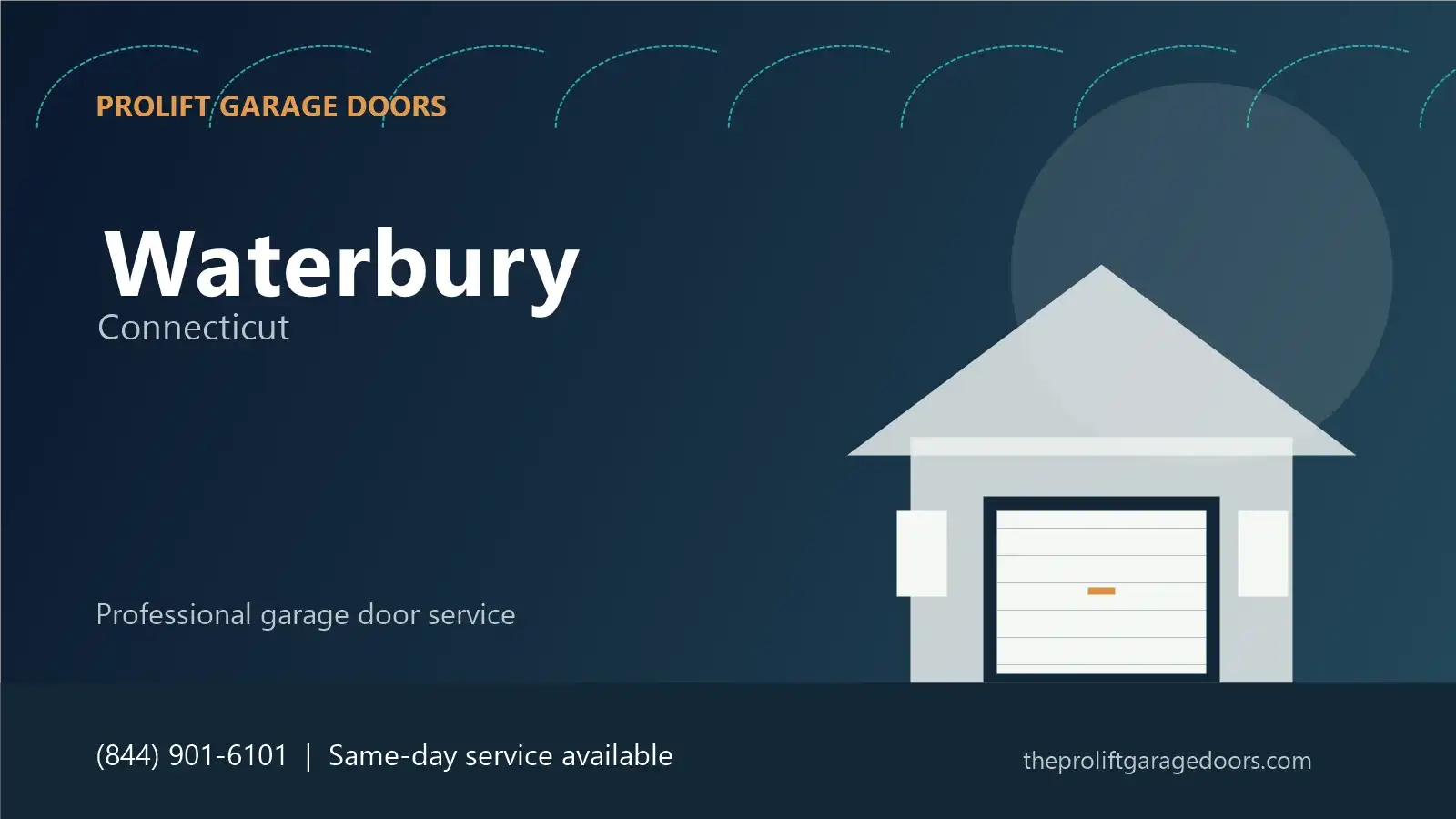 Waterbury garage door repair by ProLift Garage Doors