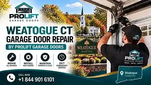 Weatogue CT garage door repair by ProLift Garage Doors