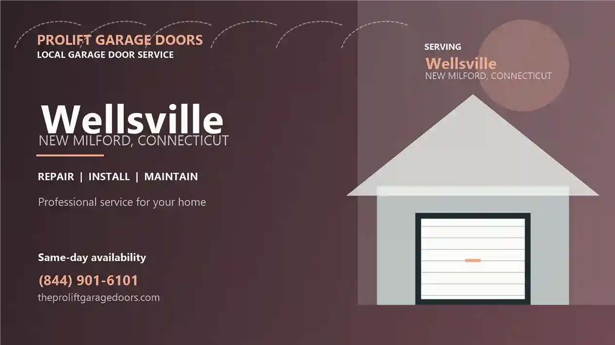 Wellsville garage door repair in New Milford by ProLift Garage Doors