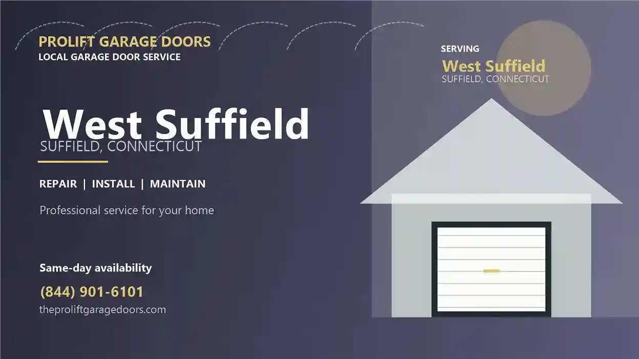 West Suffield garage door repair in Suffield by ProLift Garage Doors