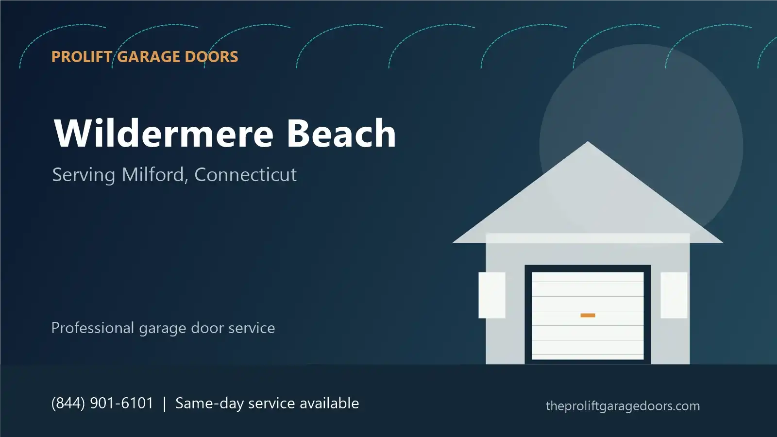 Wildermere Beach garage door repair in Milford by ProLift Garage Doors