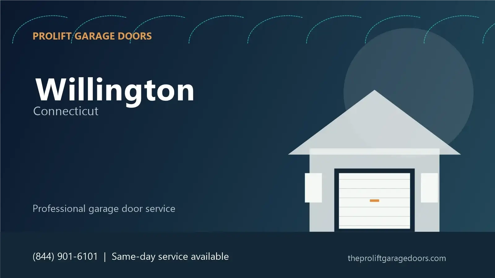 Willington garage door repair by ProLift Garage Doors
