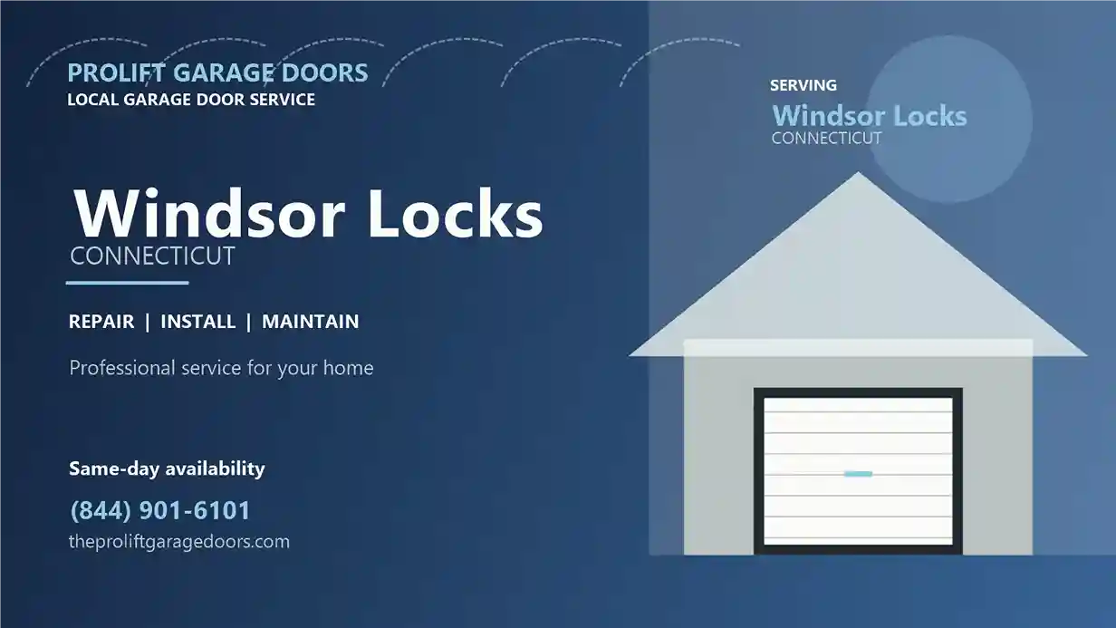 Windsor Locks garage door repair by ProLift Garage Doors