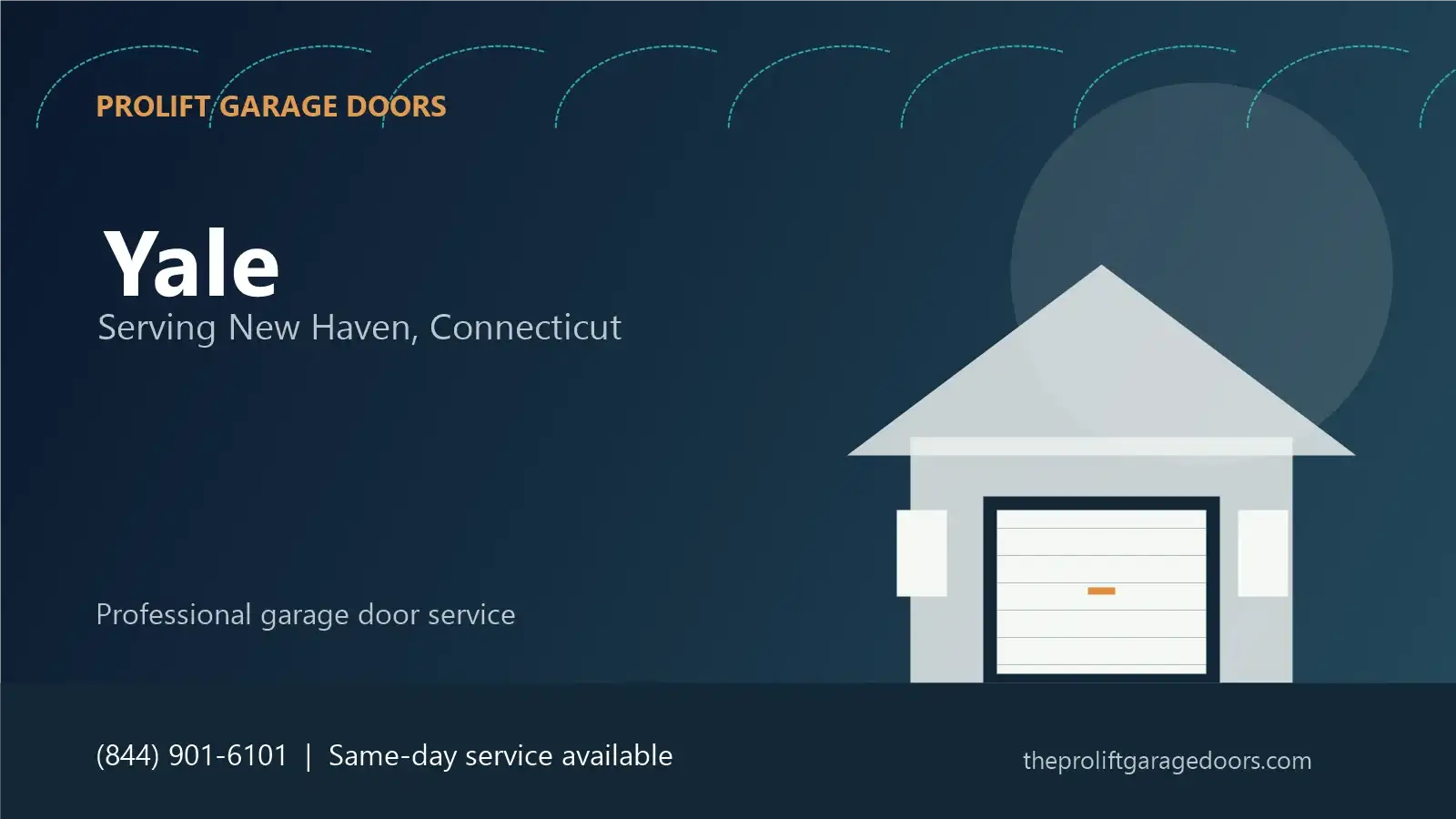 Yale garage door repair in New Haven by ProLift Garage Doors